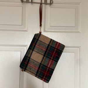 Flannel Plaid clutch boutique brand
